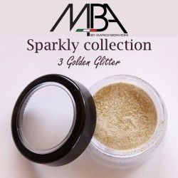 3 Golden Glitter 6 gr